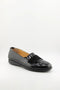 DFC Relax Patent Leather Loafers with Bow Detailing