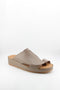 DFC Relax Men Embossed Pyramid Leather Slide Sandals