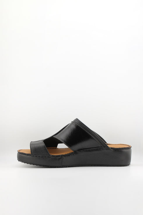 DFC Relax Men Embossed Water Leather Slide Sandals