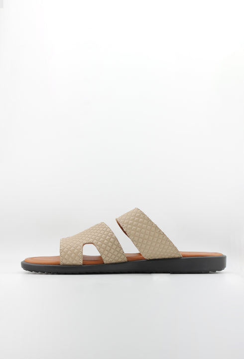 DFC Relax Men Quilted Slip-On Textured Slide Sandals