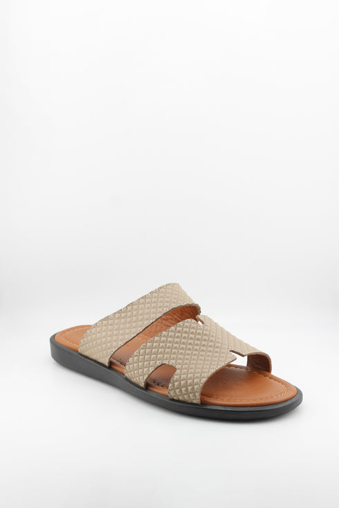 DFC Relax Men Quilted Slip-On Textured Slide Sandals