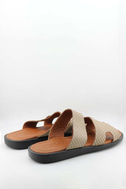 DFC Relax Men Quilted Slip-On Textured Slide Sandals