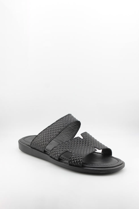 DFC Relax Men Quilted Slip-On Textured Slide Sandals
