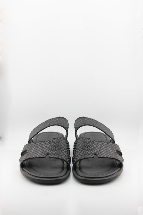 DFC Relax Men Quilted Slip-On Textured Slide Sandals