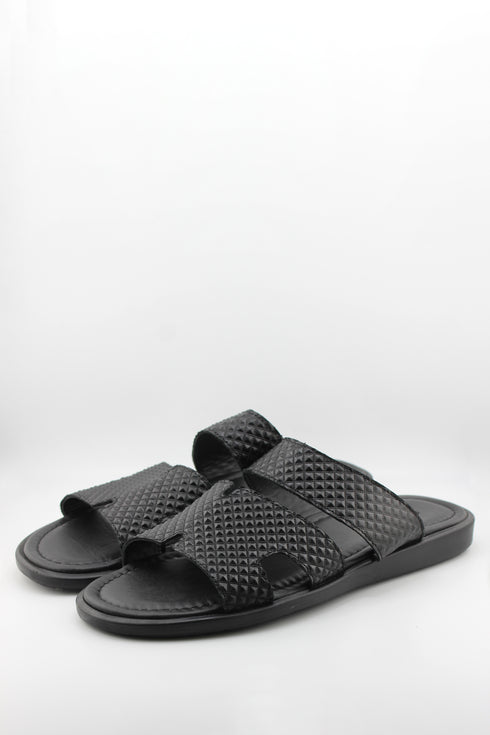 DFC Relax Men Quilted Slip-On Textured Slide Sandals