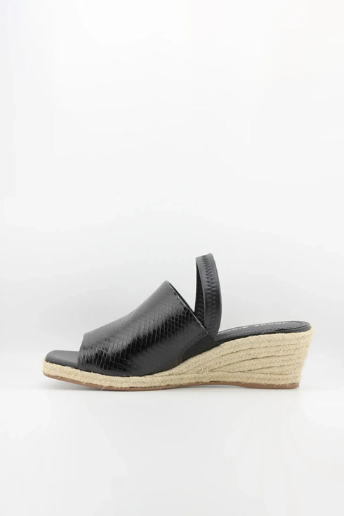 Jorge Bischoff Textured Wedge Espadrille Slingback Sandals