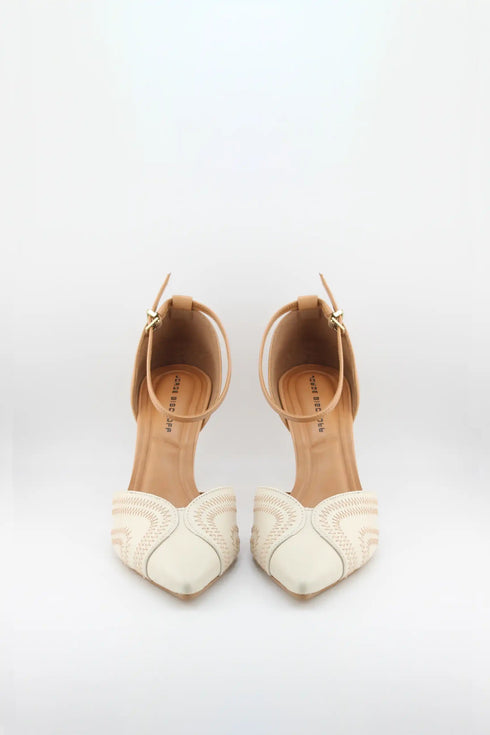 Jorge Bischoff Pointed Toe Ankle Strap Heels