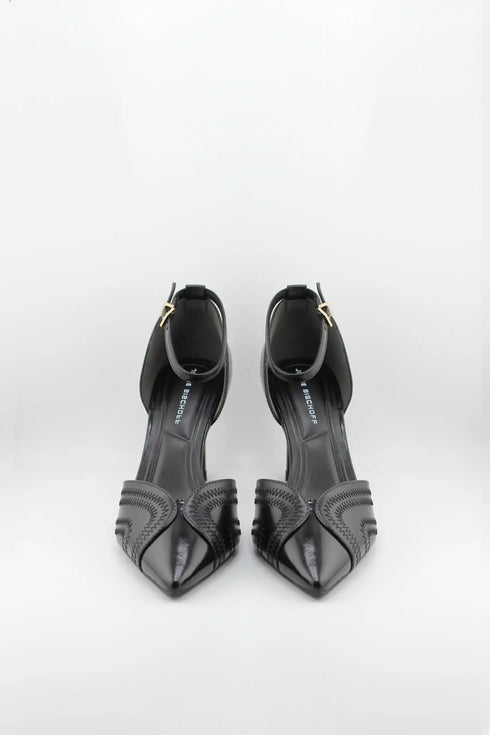 Jorge Bischoff Pointed Toe Ankle Strap Heels