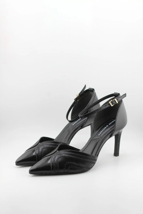 Jorge Bischoff Pointed Toe Ankle Strap Heels