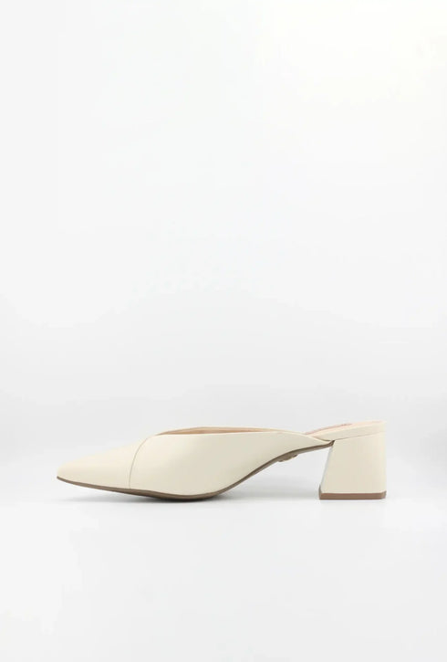 Jorge Bischoff Pointed Toe Block Heel Mules