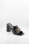 Jorge Bischoff Square-Toe Block Heel Mules
