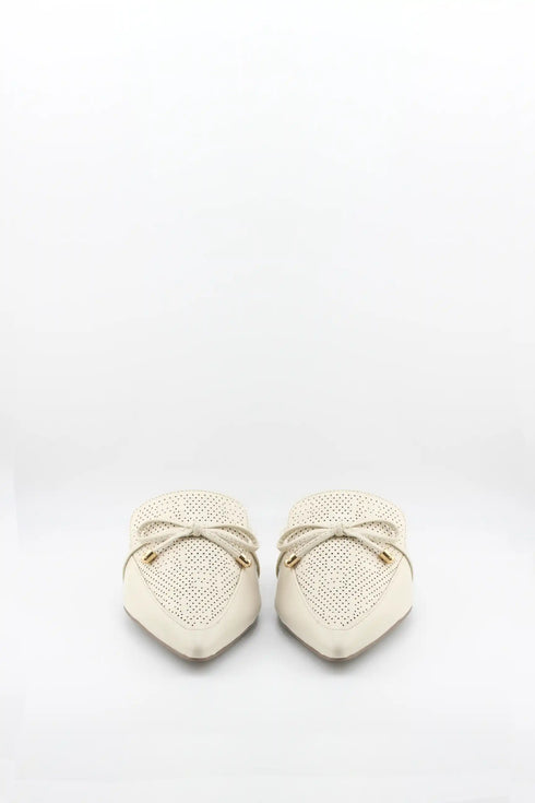 Jorge Bischoff Perforated Pointed-Toe Slip-On Loafer