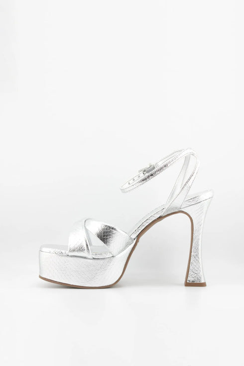 Jorge Bischoff Snakeskin Pattern Platform Sandals
