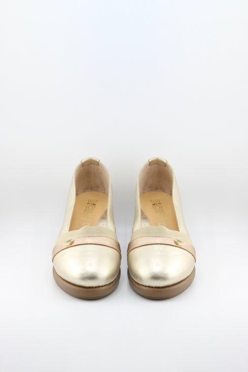 DFC Relax Metallic Slip-On Wedge Loafers