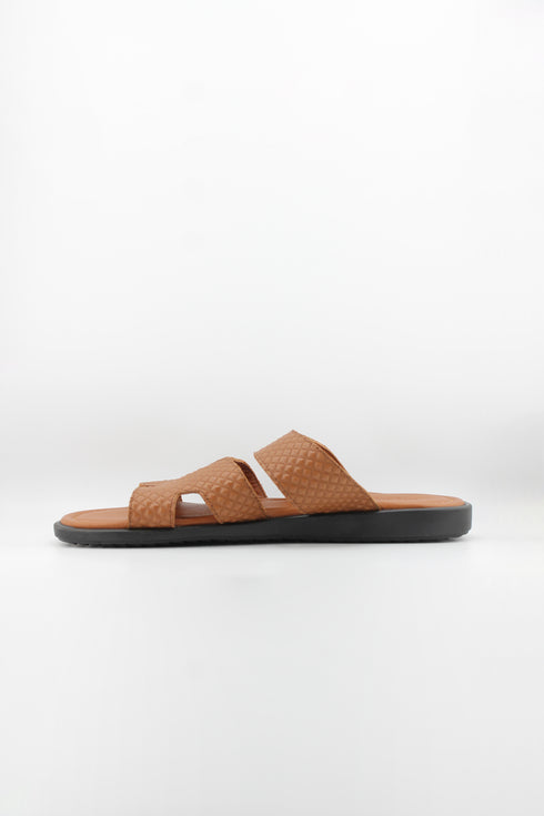 DFC Relax Men Quilted Slip-On Textured Slide Sandals