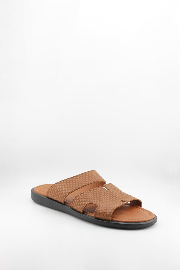 DFC Relax Men Quilted Slip-On Textured Slide Sandals