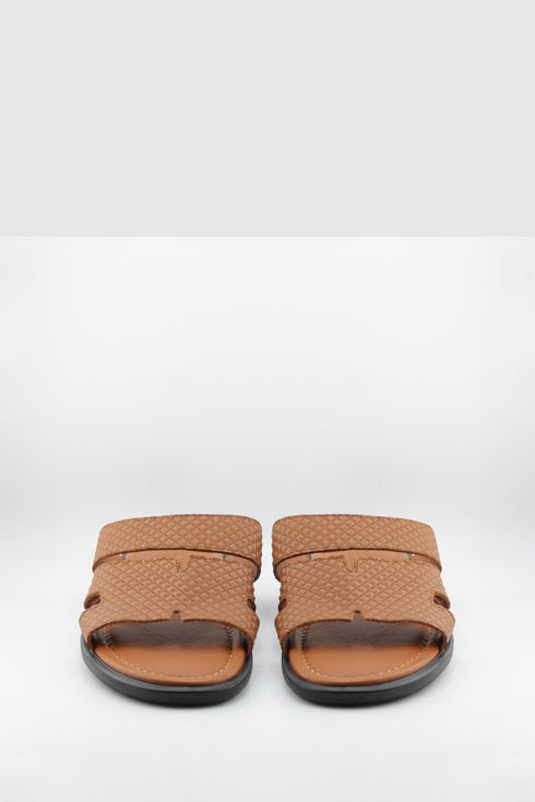 DFC Relax Men Quilted Slip-On Textured Slide Sandals