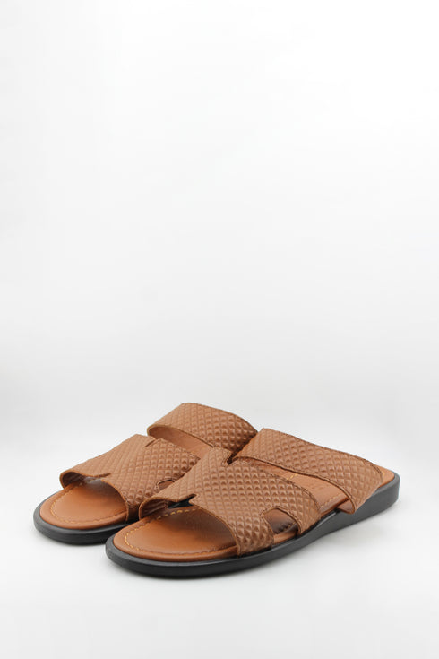 DFC Relax Men Quilted Slip-On Textured Slide Sandals