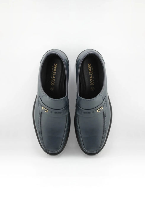 DFC Relax Men Classic Leather Loafer with Buckle
