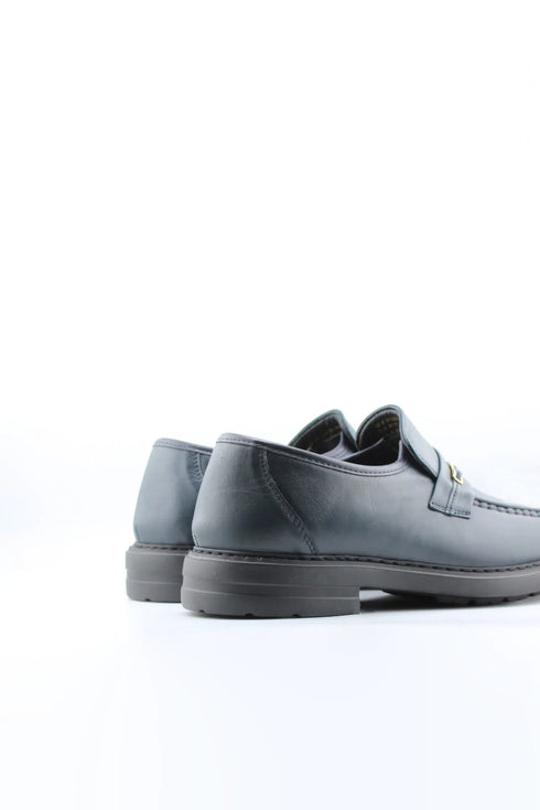 DFC Relax Men Classic Leather Loafer with Buckle