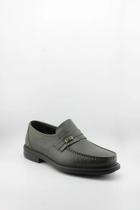 DFC Relax Men Classic Leather Loafer with Buckle