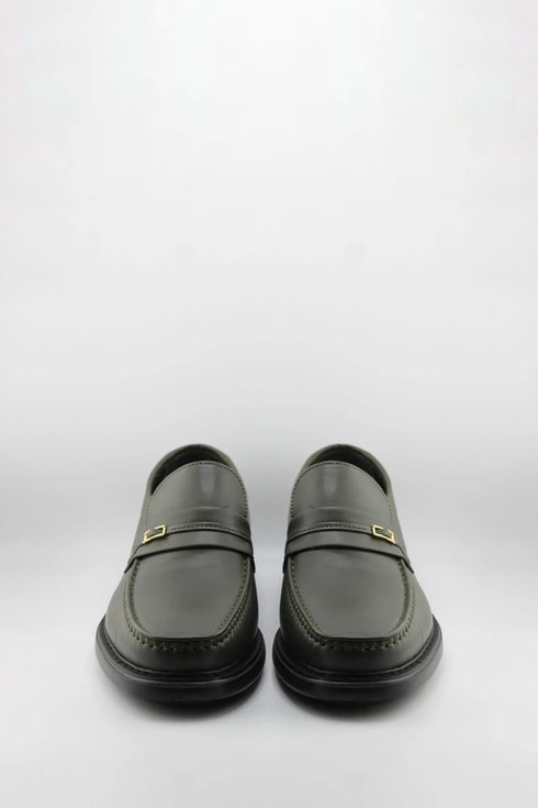 DFC Relax Men Classic Leather Loafer with Buckle