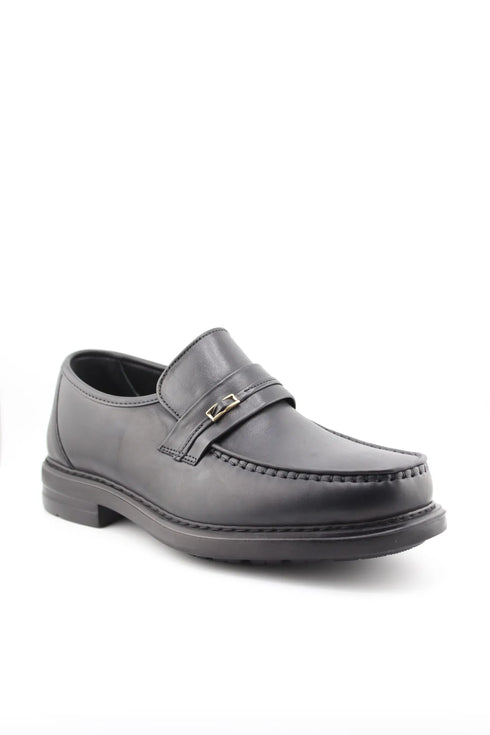 DFC Relax Men Classic Leather Loafer with Buckle