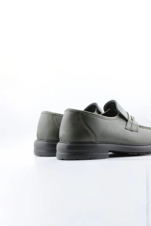 DFC Relax Men Classic Leather Loafer with Buckle