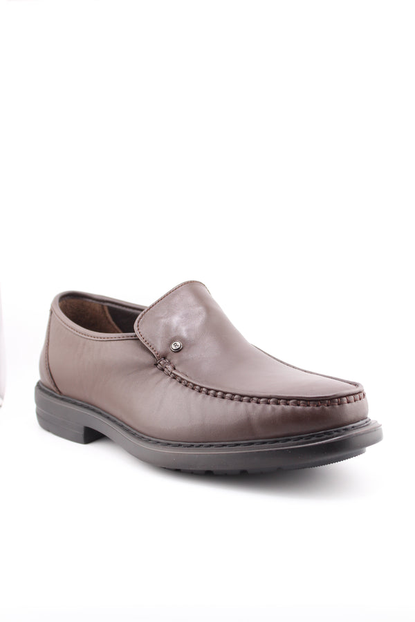 DFC Relax Men Leather Moccasin with Stitched Trim