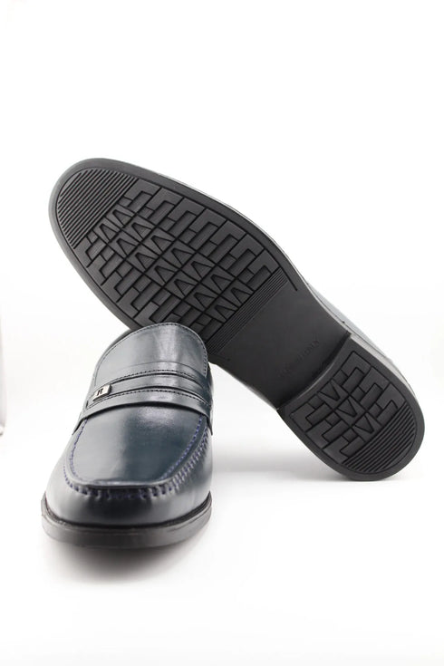 DFC Relax Men Classic Leather Penny Loafers