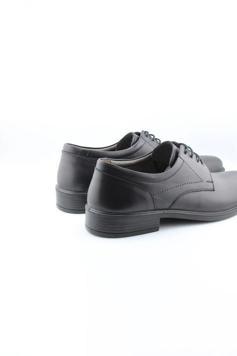 DFC Relax Men Classic Leather Lace-Up Derby Shoes