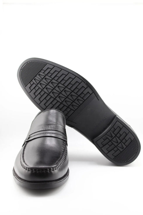 DFC Relax Men Classic Leather Penny Loafer Shoe