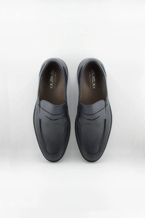 DFC Relax Men Elegant Leather Penny Loafers