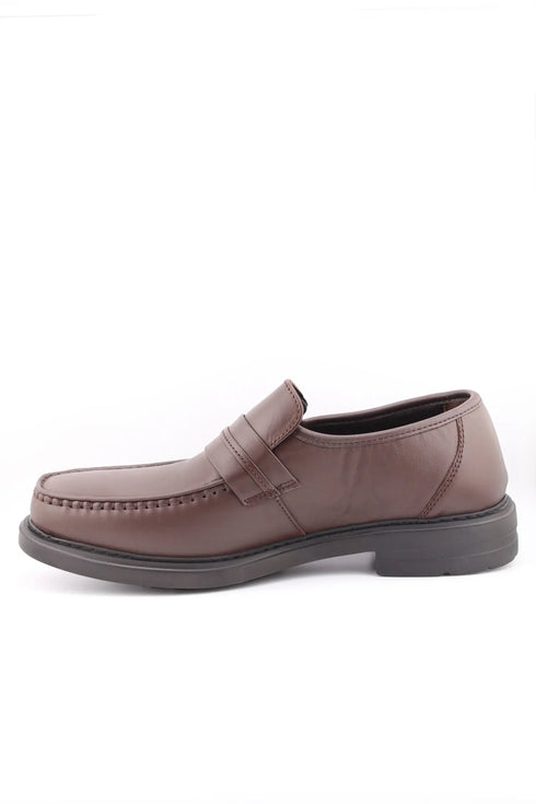 DFC Relax Men Classic Leather Loafer with Buckle