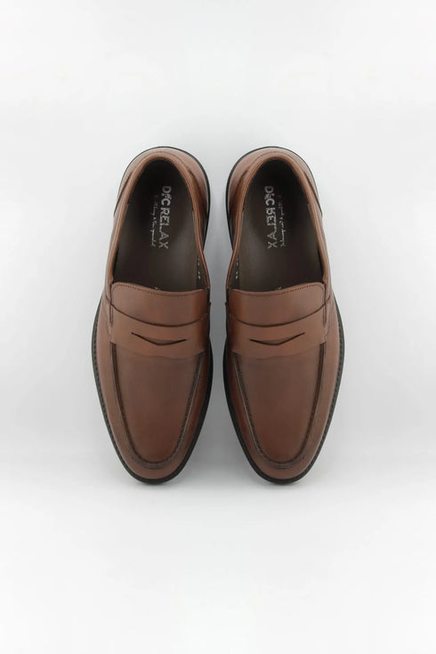 DFC Relax Men Elegant Leather Penny Loafers