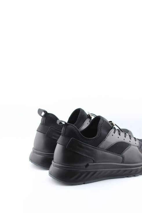 Dfc Relax Men Leather-Panel Mesh Athletic Sneaker