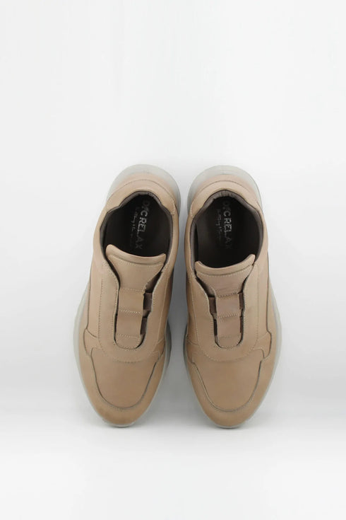 DFC Relax Men Slip-On Leather Athletic Sneakers