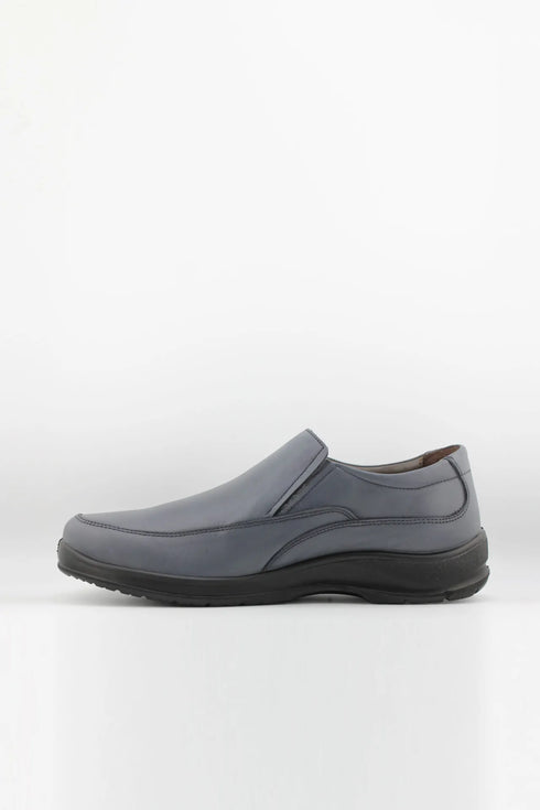 DFC Relax Men Leather Comfort Slip-On with Panel Stitching