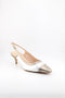 Capelli Rossi Pointed Slingback Kitten Heel Pumps