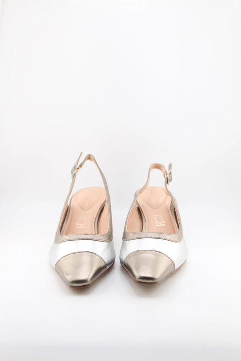 Capelli Rossi Pointed Slingback Kitten Heel Pumps