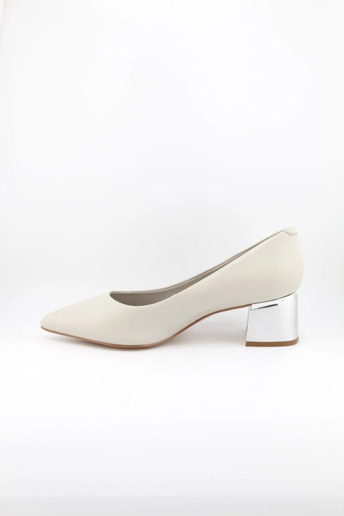 Capelli Rossi Geometric Heel Pointed Toe Pumps