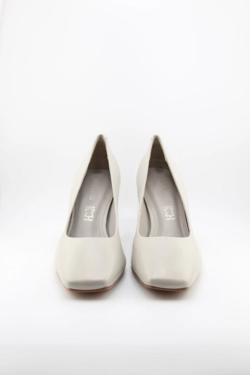 Capelli Rossi Metallic Block Heel Square-Toe Pumps