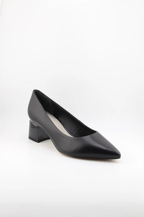 Capelli Rossi Geometric Heel Pointed Toe Pumps