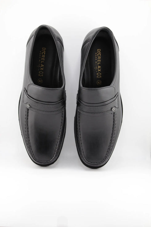 DFC Relax Men Classic Leather Penny Loafer Shoe