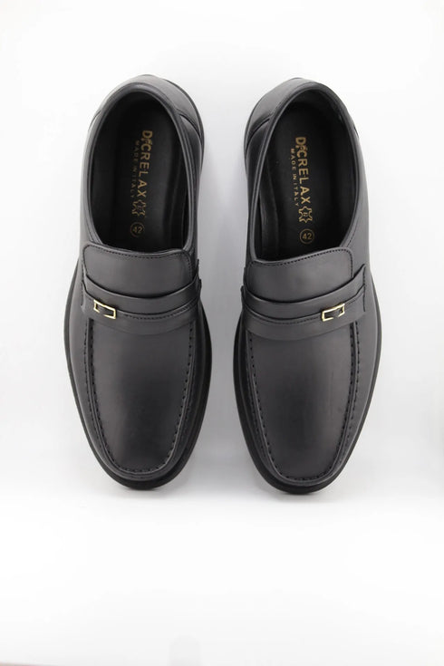 DFC Relax Men Classic Leather Loafer with Buckle