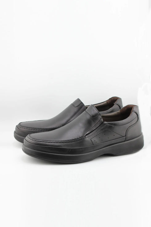 DFC Relax Men Classic Slip-On Leather Loafers