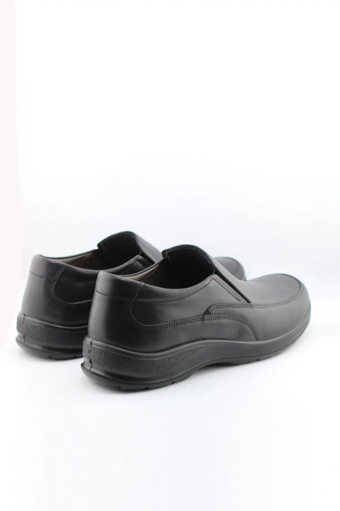 DFC Relax Men Leather Comfort Slip-On with Panel Stitching