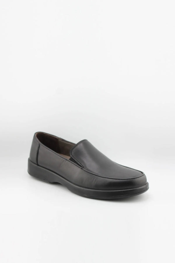 DFC Relax Men Leather Comfort Slip-On with Accent Stitching
