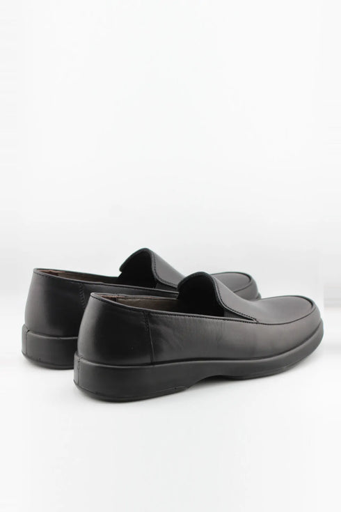 DFC Relax Men Leather Comfort Slip-On with Accent Stitching