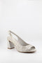 Capelli Rossi Peep Toe Slingback Block Heels